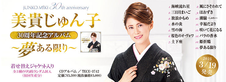 美貴じゅん子30周年記念アルバム～夢ある限り～